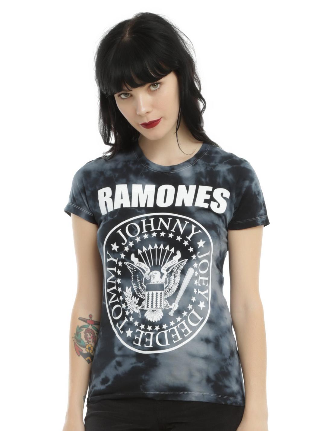 The Ramones Tie Dye Seal Girls T-Shirt, TIE DYE, hi-res