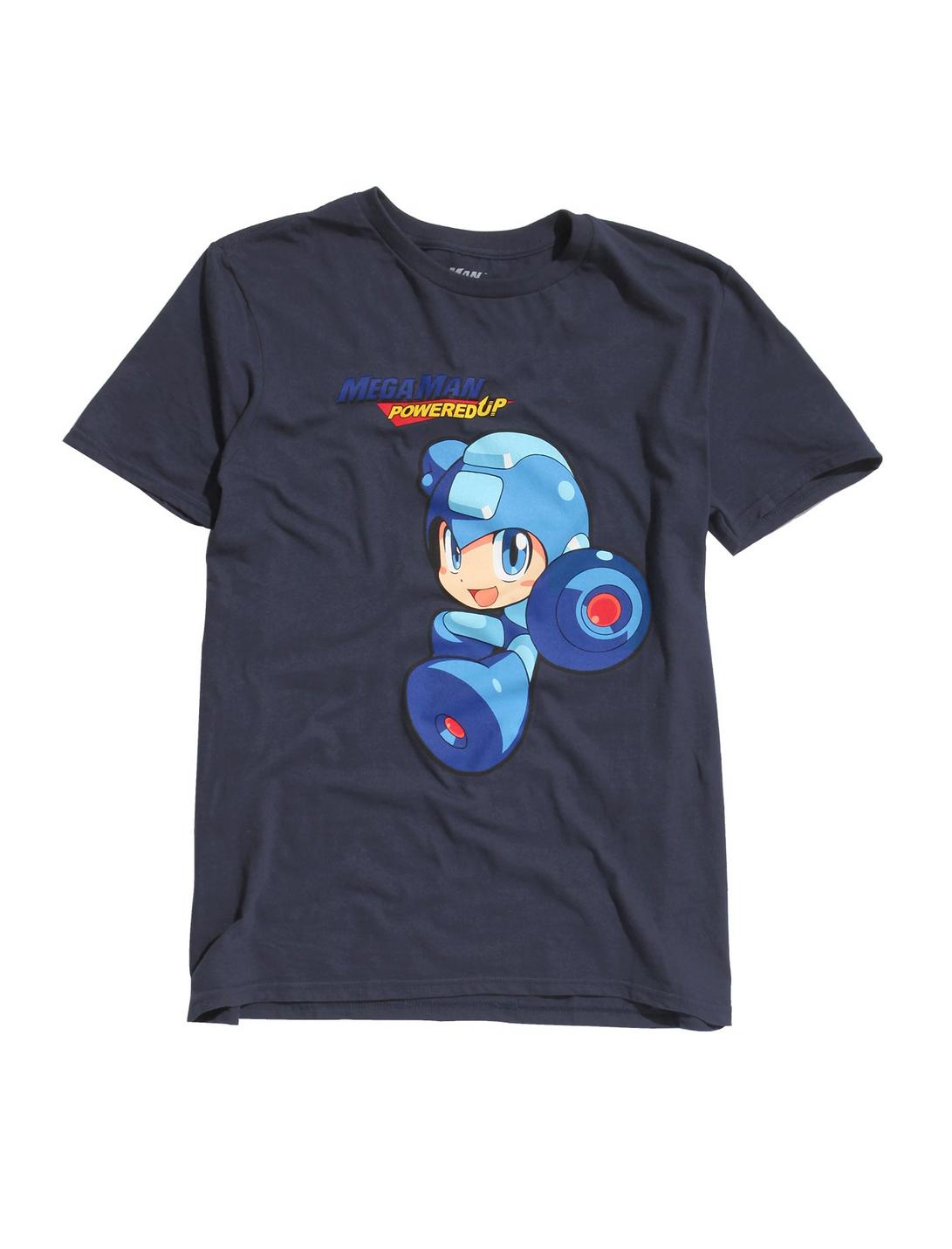 Mega Man Powered Up T-Shirt, BLUE, hi-res