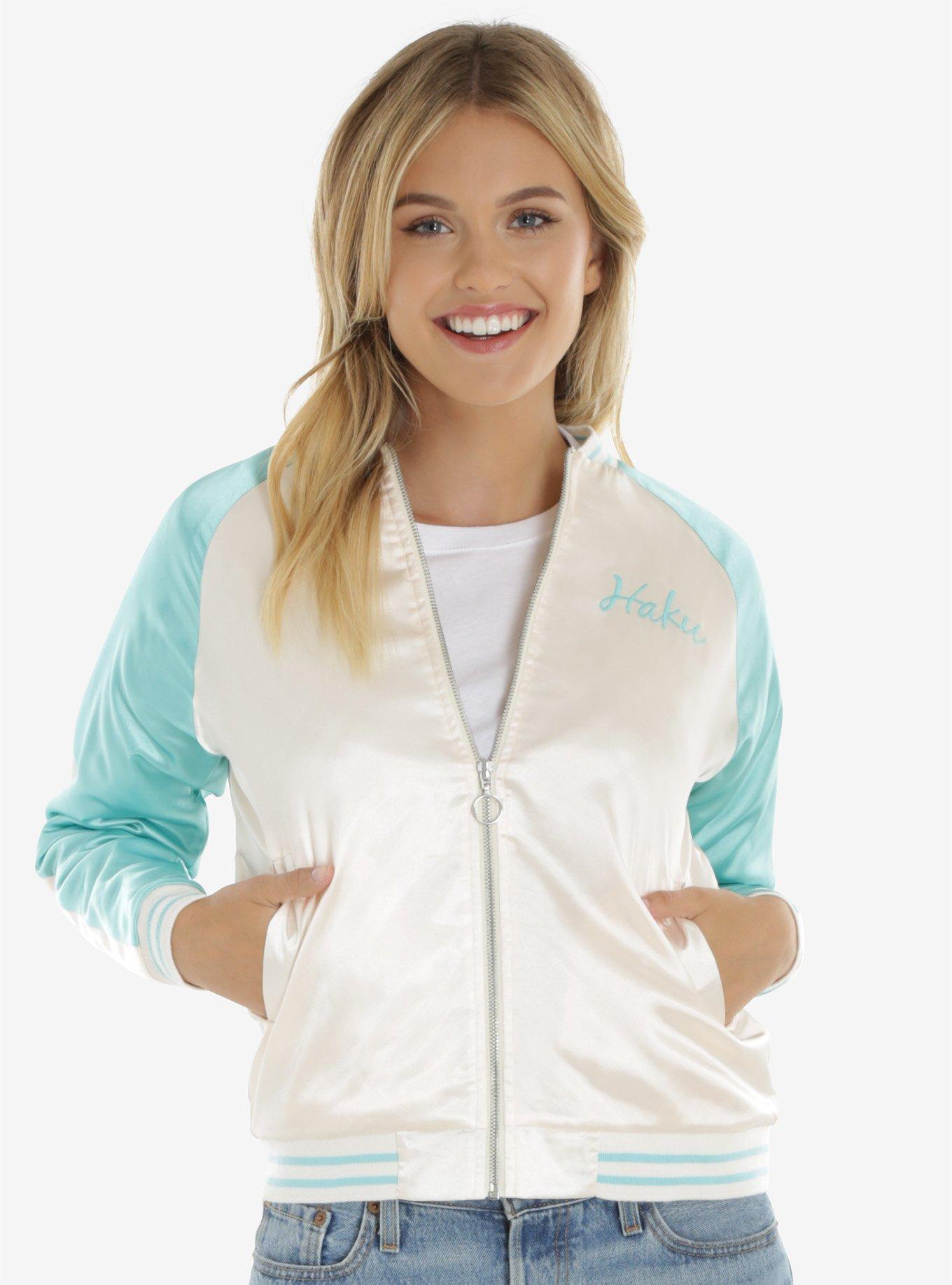 Her Universe Studio Ghibli Spirited Away Haku Bomber Jacket, MULTI, hi-res