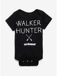 The Walking Dead Walker Hunter Baby Bodysuit, BLACK, hi-res