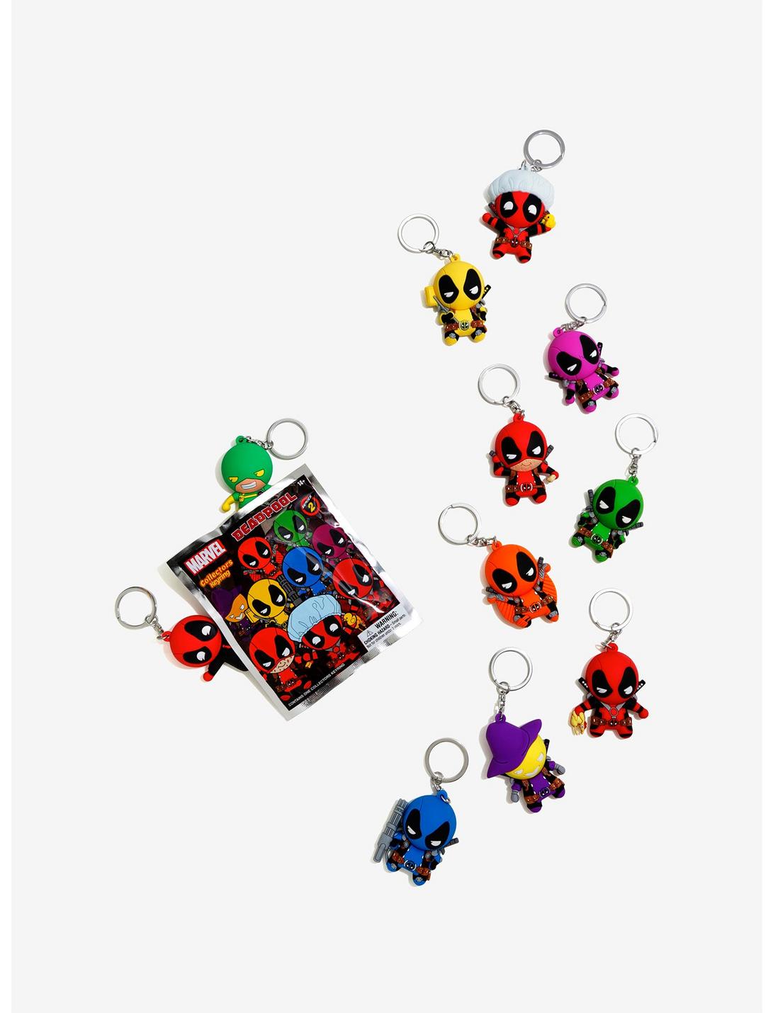 Marvel Deadpool Series 2 Figure Key Chain Blind Bag, , hi-res