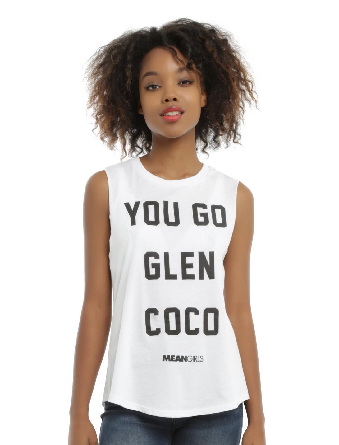 Mean Girls Glen Coco Girls Muscle Top, WHITE, hi-res