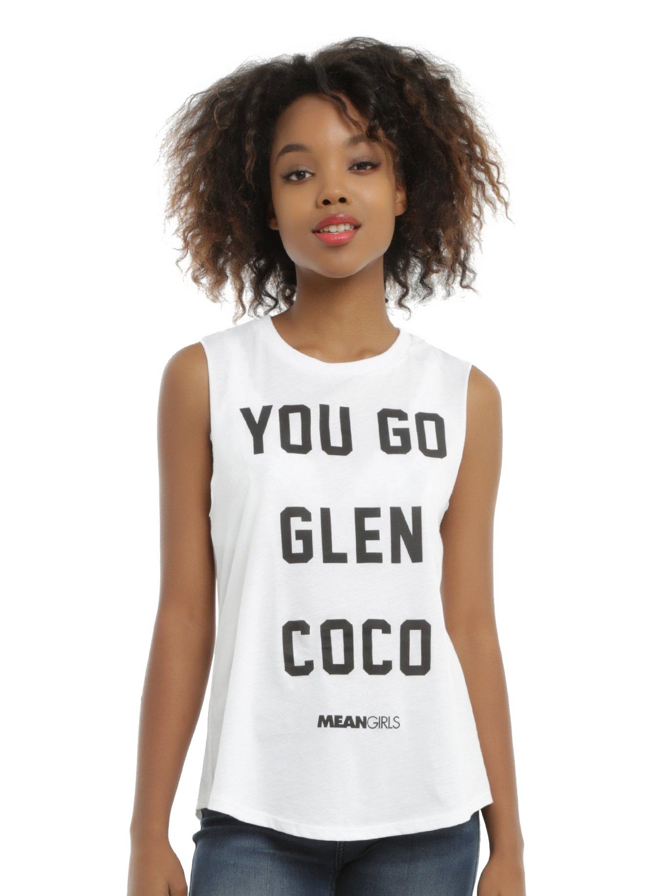 Mean Girls Glen Coco Girls Muscle Top, WHITE, hi-res