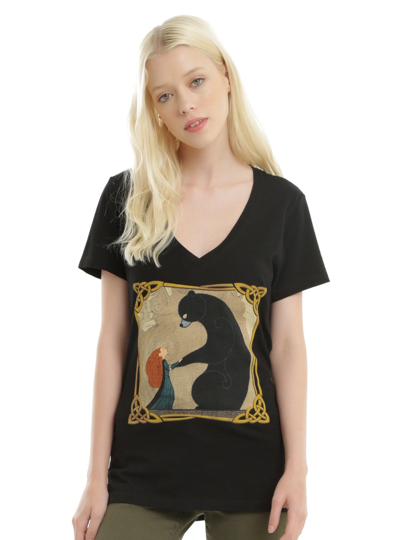 Disney Brave Tapestry Girls T-Shirt, BLACK, hi-res