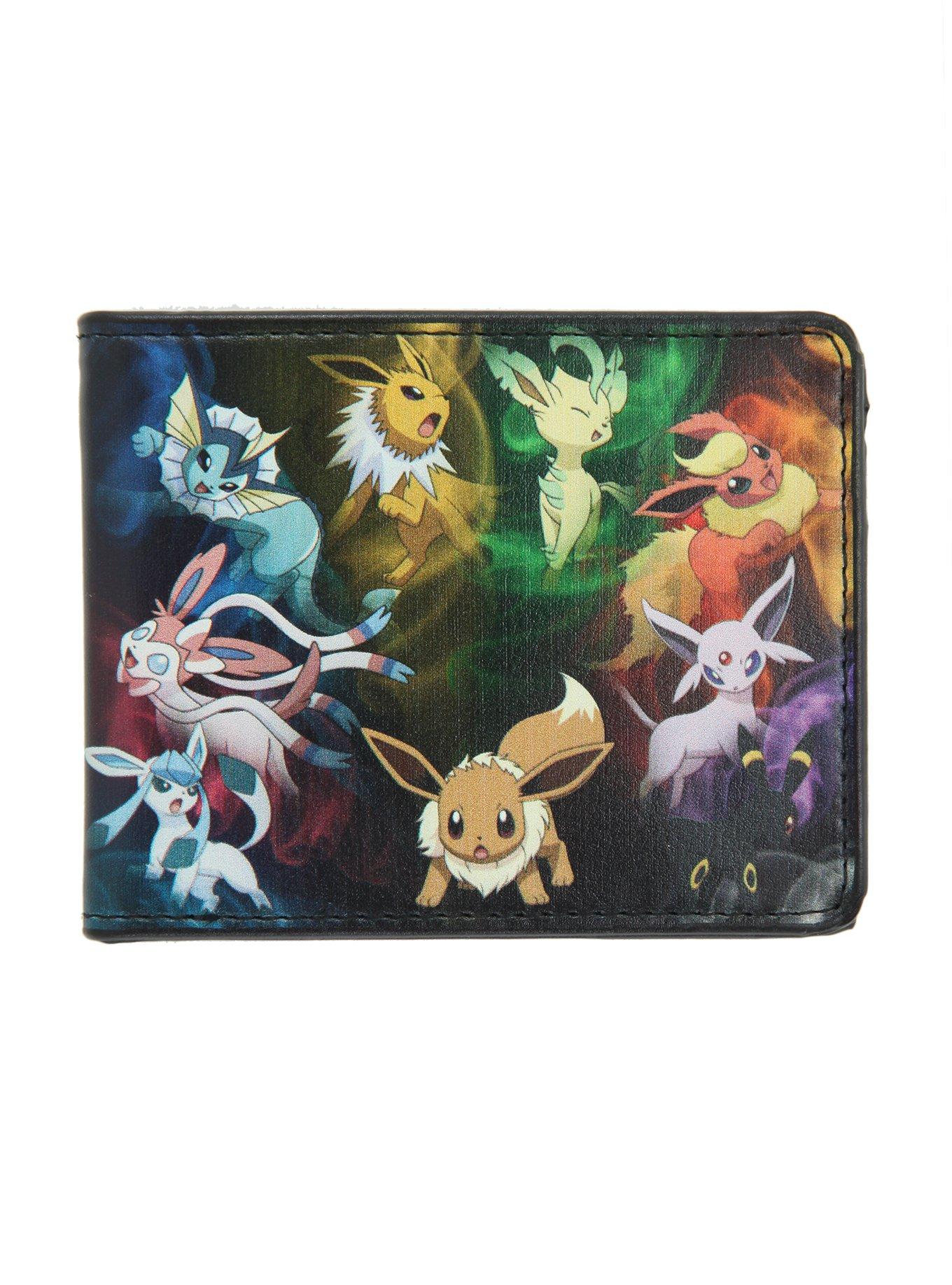 Pokemon Eevee Evolutions Swirl Bi-Fold Wallet | Hot Topic