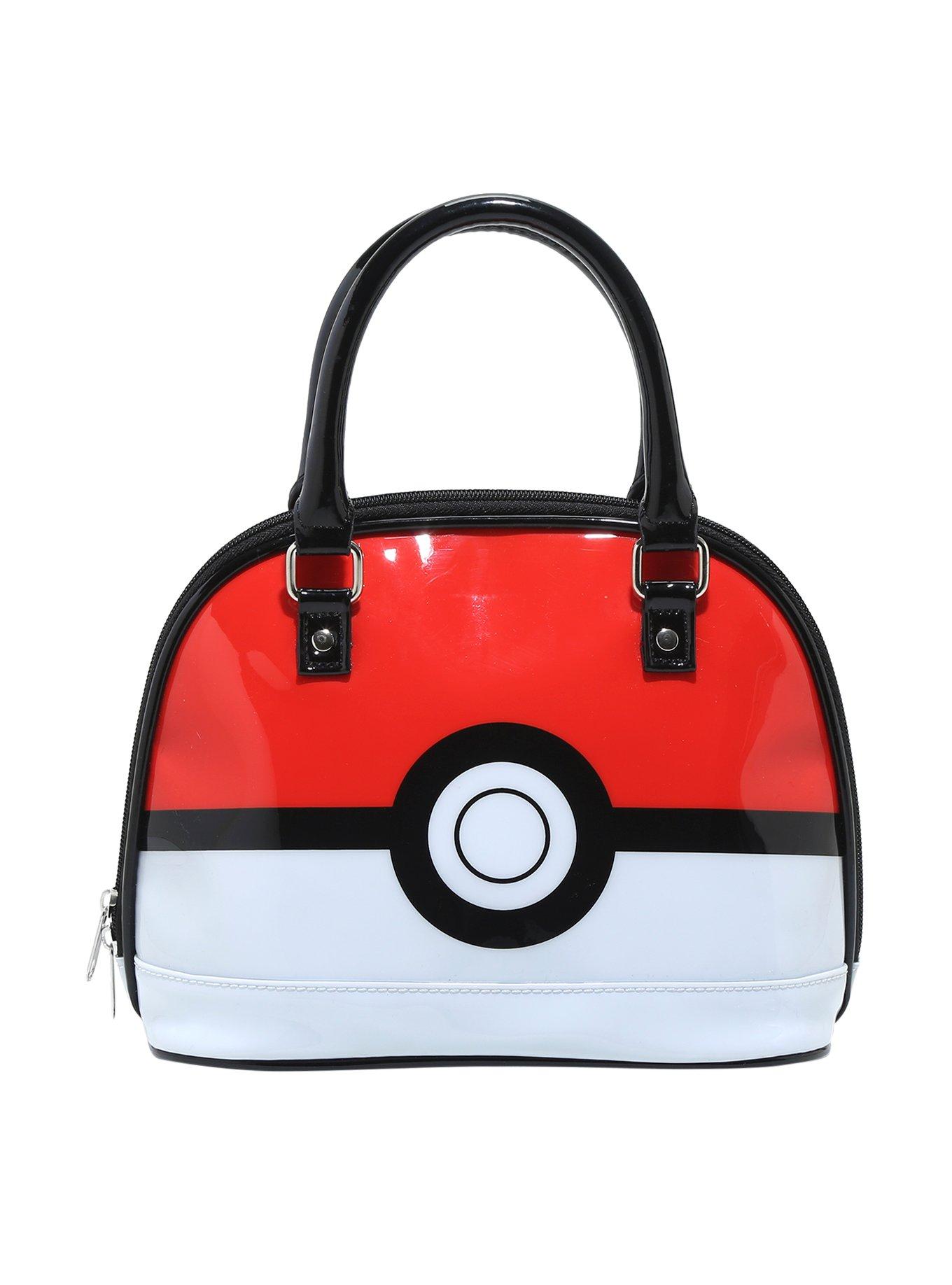 Loungefly Pokemon Poke Ball Patent Dome Bag Hot Topic