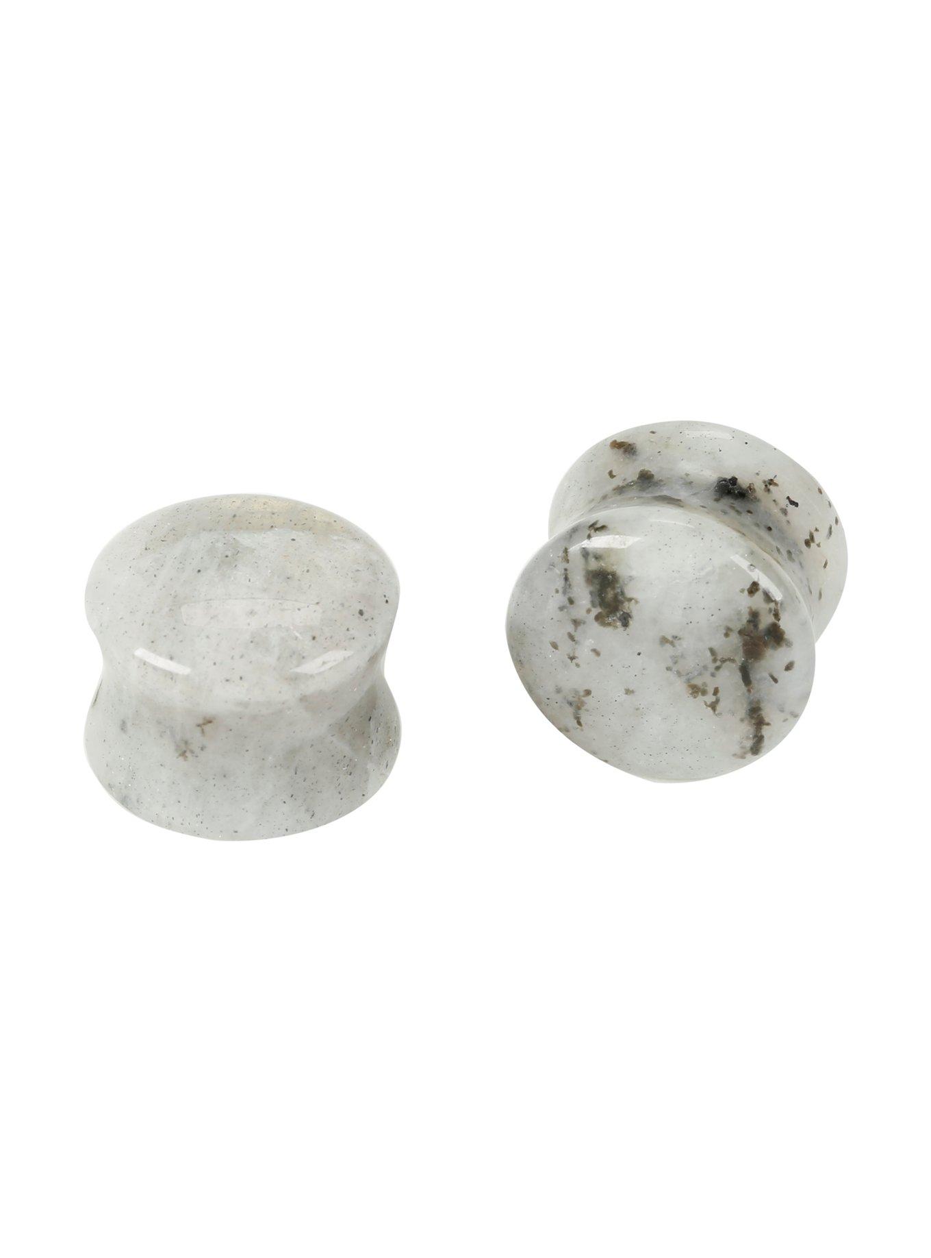 Stone White Labradorite Plug 2 Pack, MULTI, hi-res