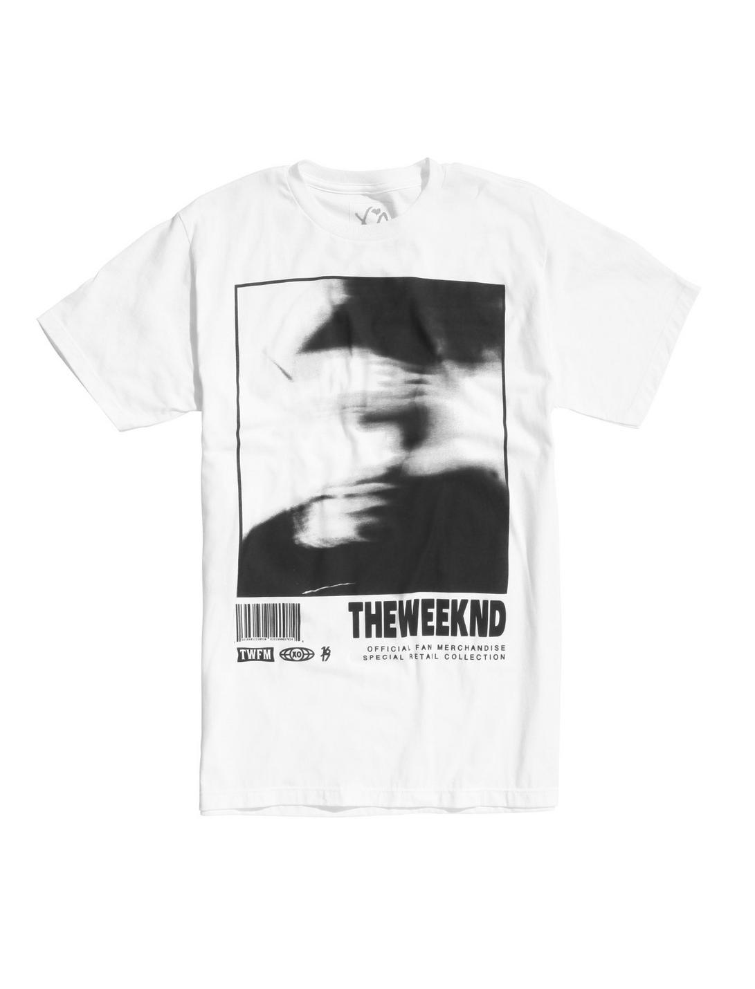 The Weeknd Blurry Photo T-Shirt, WHITE, hi-res