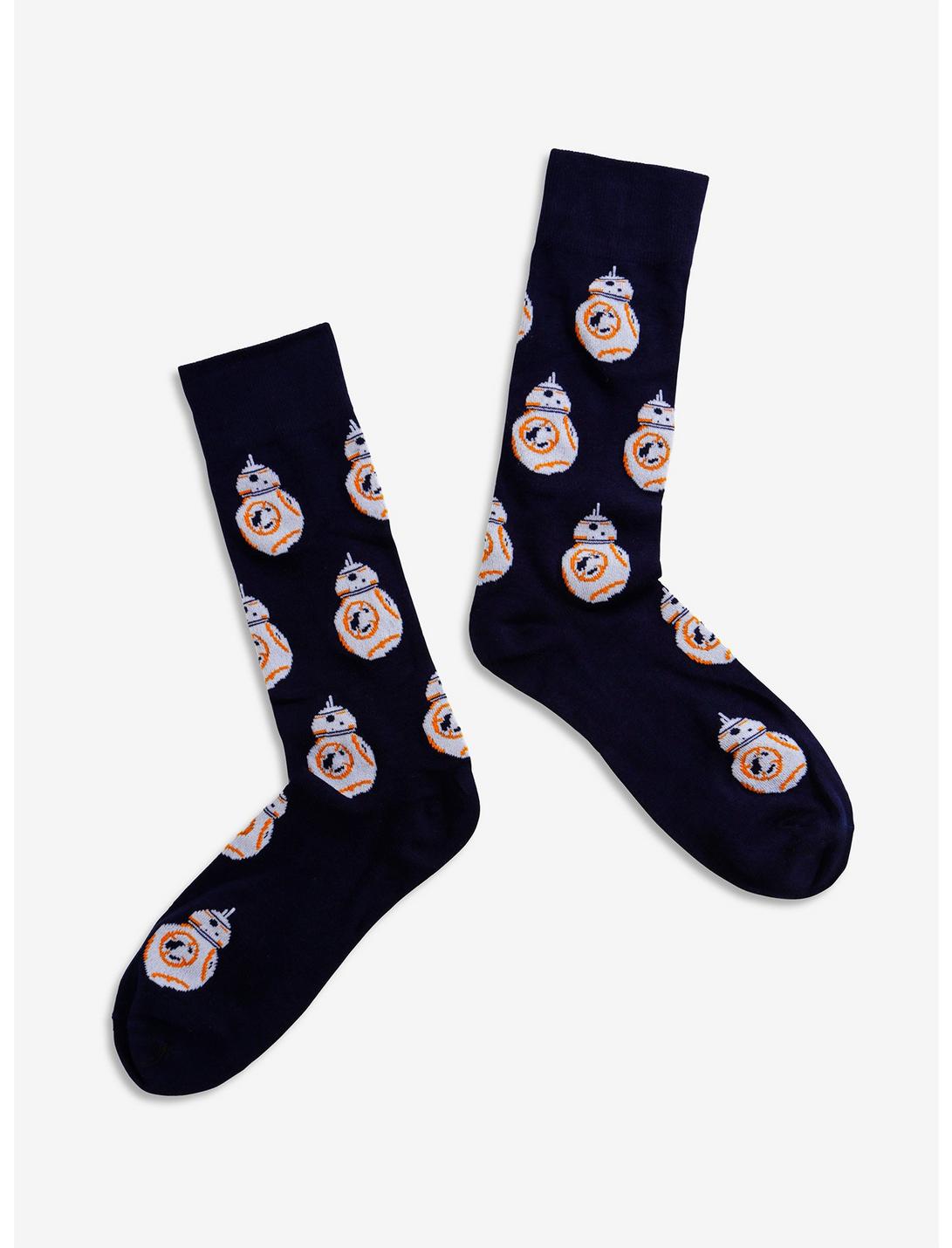Cufflinks Star Wars BB-8 Navy Crew Socks, , hi-res