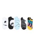 The Nightmare Before Christmas No-Show Socks 5 Pair, , hi-res