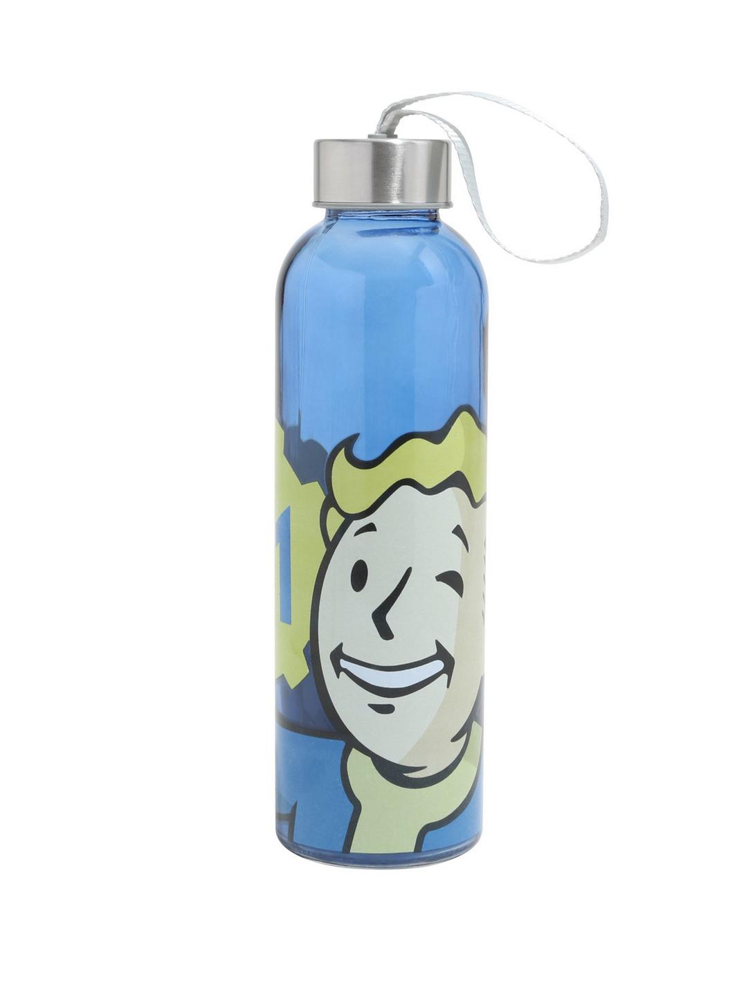 Fallout Vault Boy Glass Water Bottle, , hi-res
