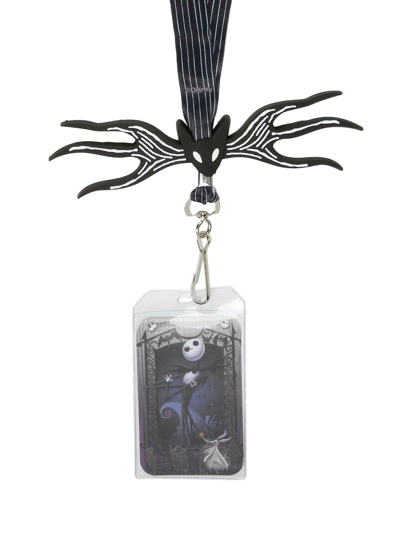 Loungefly The Nightmare Before Christmas Jack Bow Tie Lanyard, , hi-res