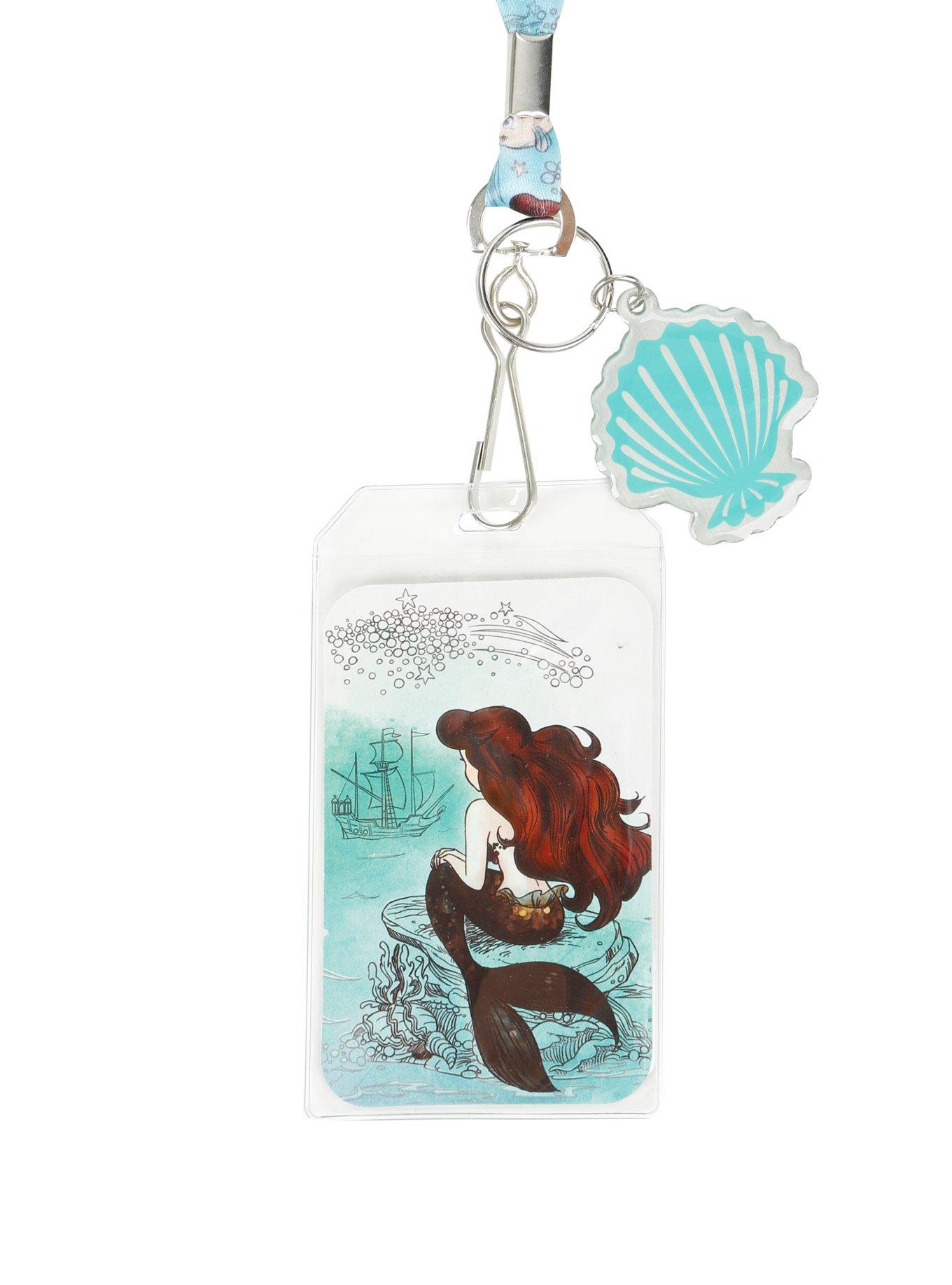 Disney The Little Mermaid Sketch Art Lanyard, , hi-res