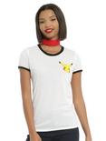 Pokemon Pikachu Girls Ringer T-Shirt, WHITE, hi-res