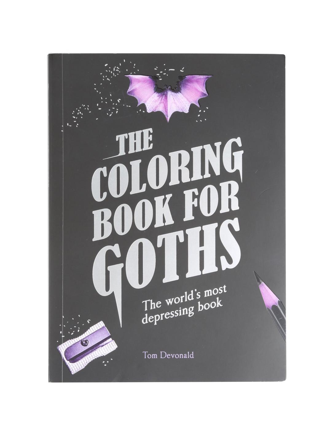 The Coloring Book For Goths, , hi-res