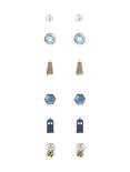 Doctor Who Icons Earrings Set, , hi-res