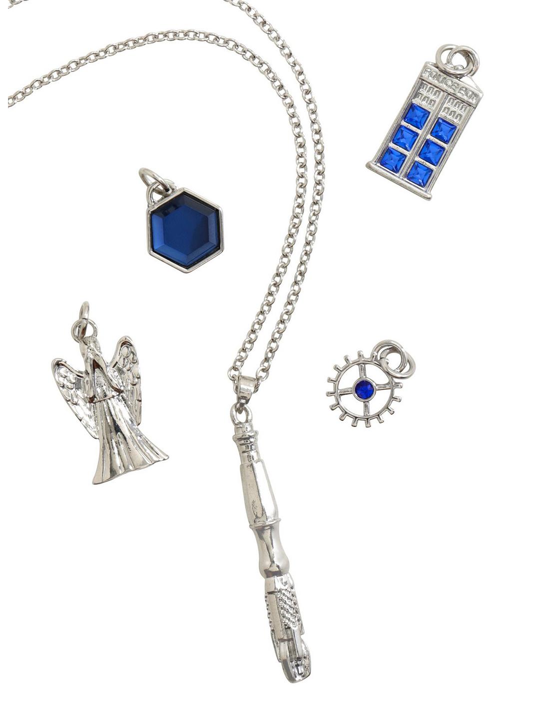 Doctor Who Icons Interchangeable Charm Necklace, , hi-res