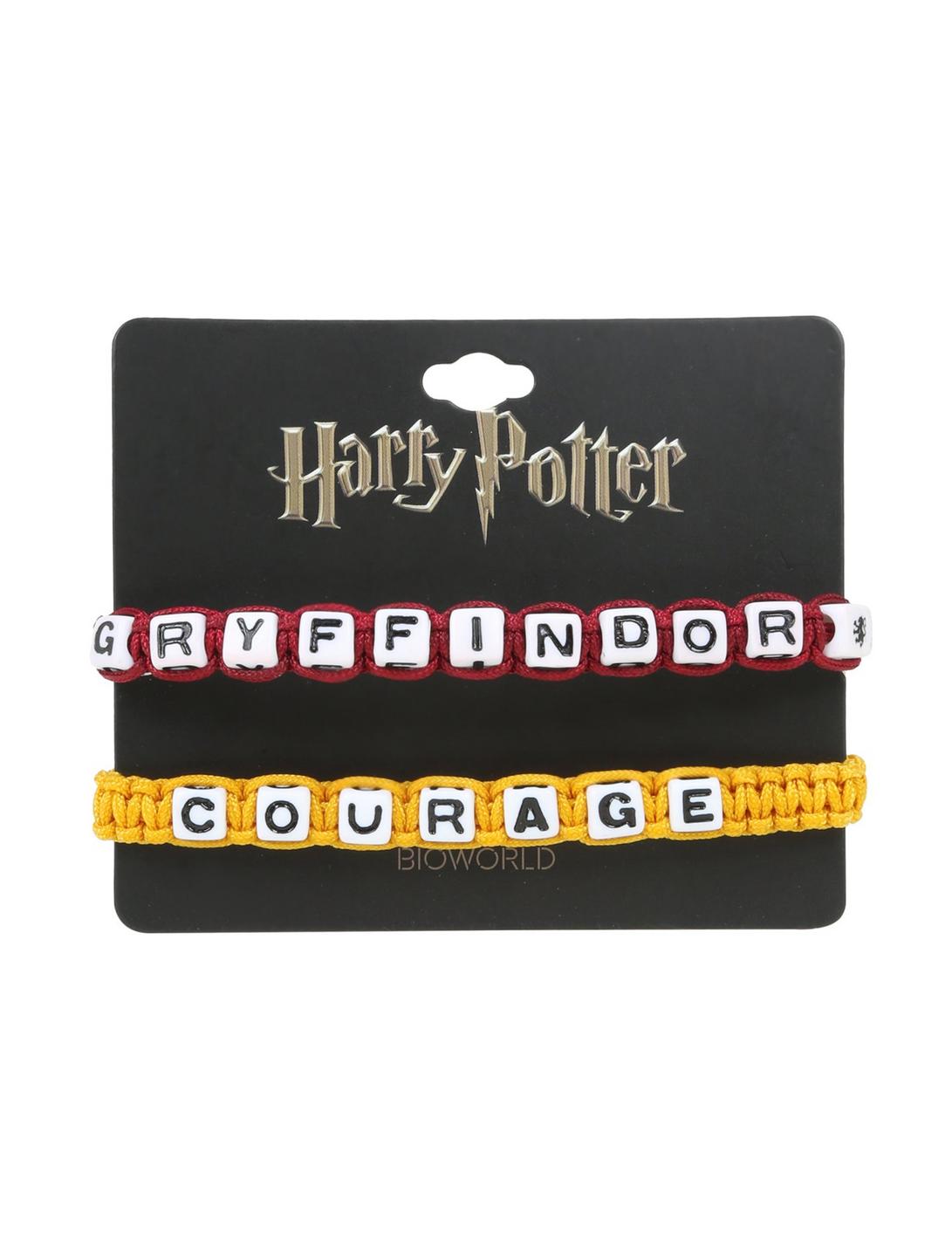 Harry Potter Gryffindor Block Letter Bracelet Set, , hi-res
