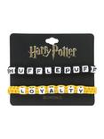 Harry Potter Hufflepuff Block Letter Bracelet Set, , hi-res