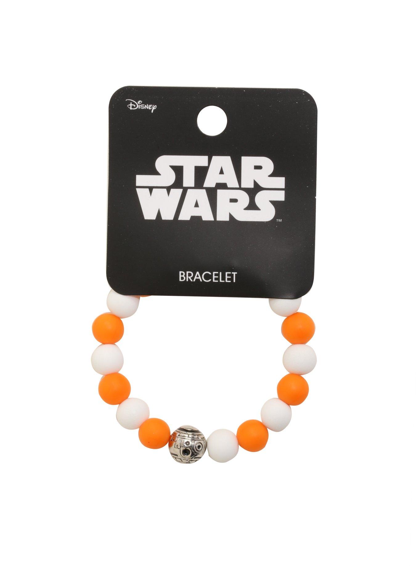 Star Wars BB-8 Beaded Stretch Bracelet | Hot Topic