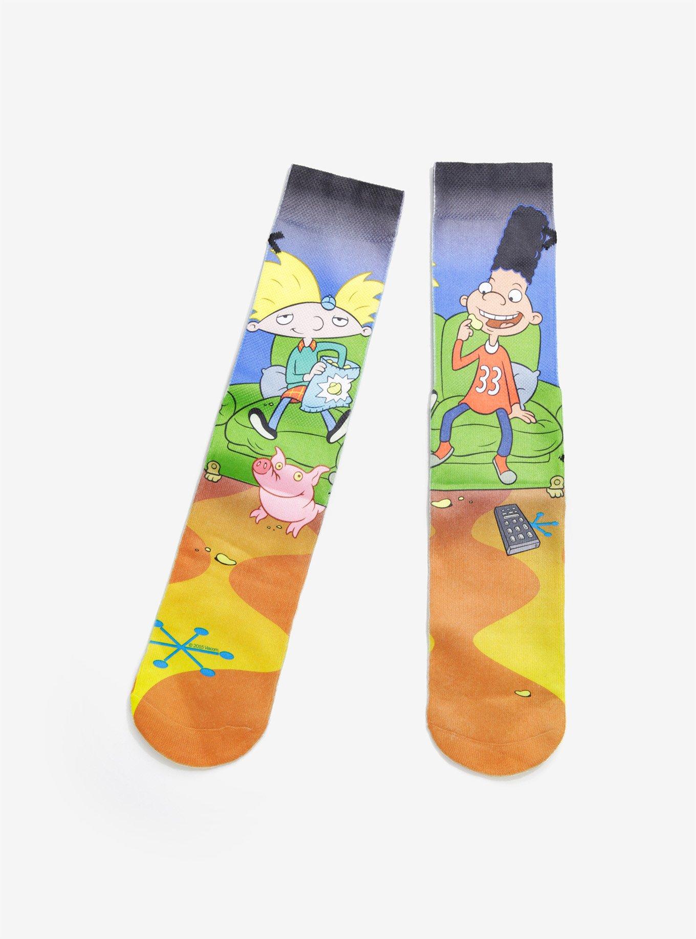 Odd Sox Hey Arnold! Couch Potato Socks, , hi-res