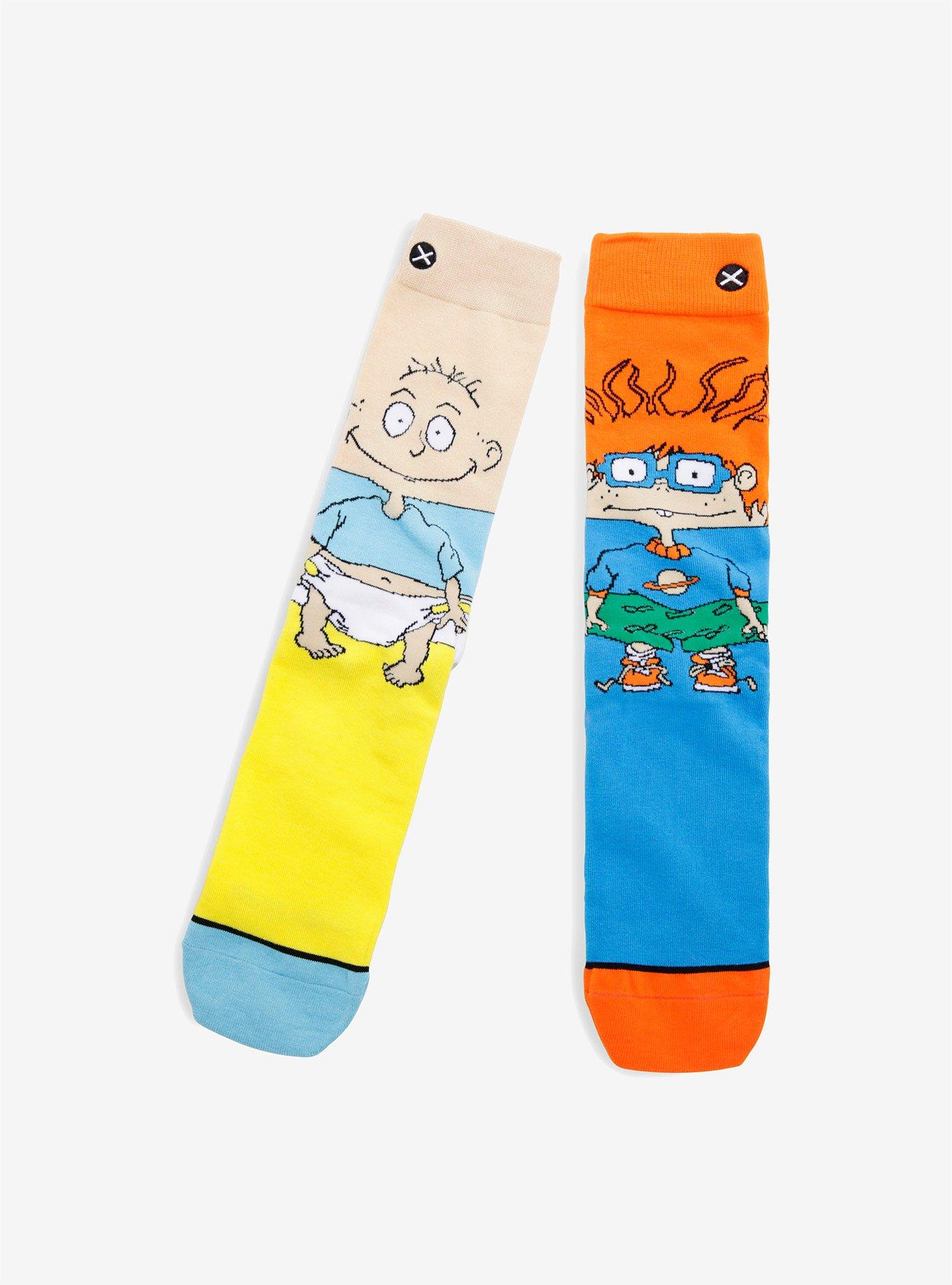 Odd Sox Rugrats Tommy And Chuckie Socks, , hi-res