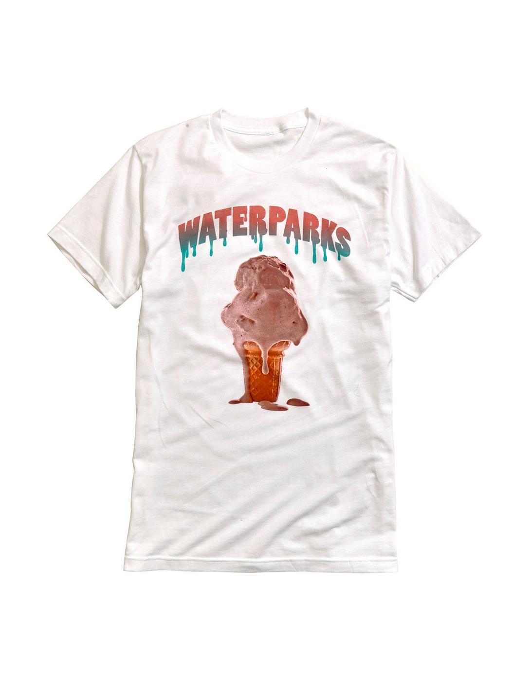 Waterparks Ice Cream Drip T-Shirt, WHITE, hi-res