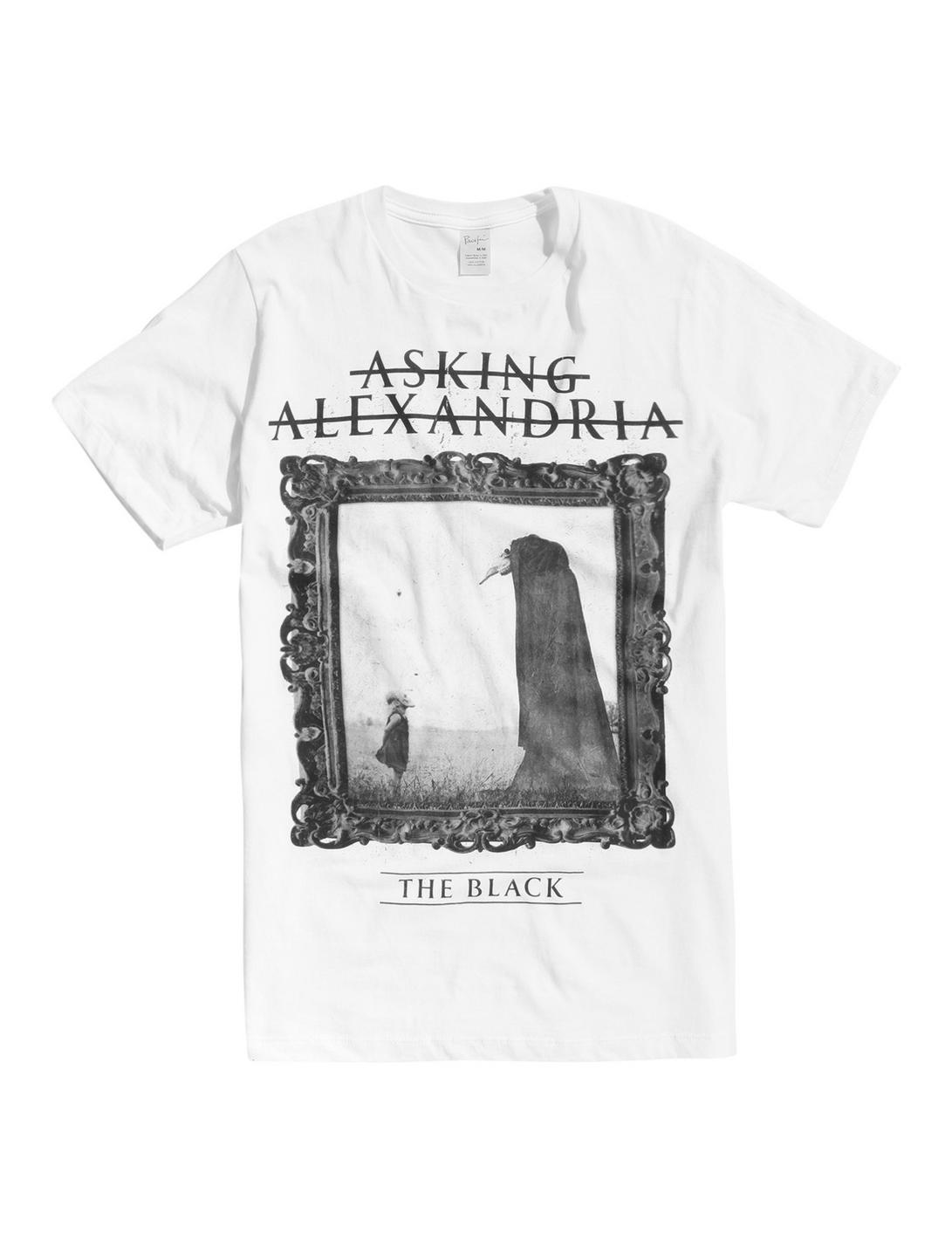 Asking Alexandria The Black T-Shirt, WHITE, hi-res