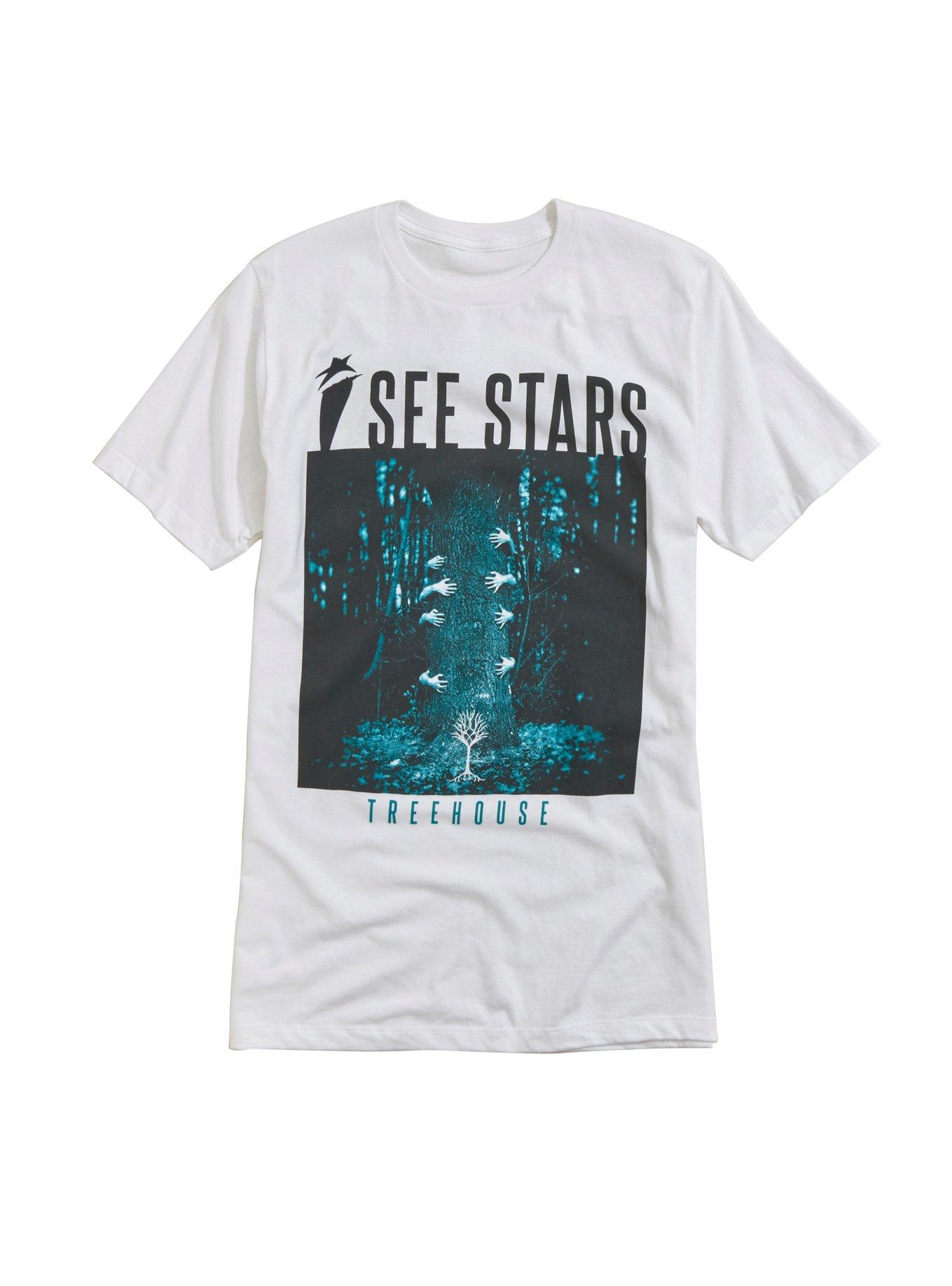 I See Stars Treehouse T-Shirt, WHITE, hi-res