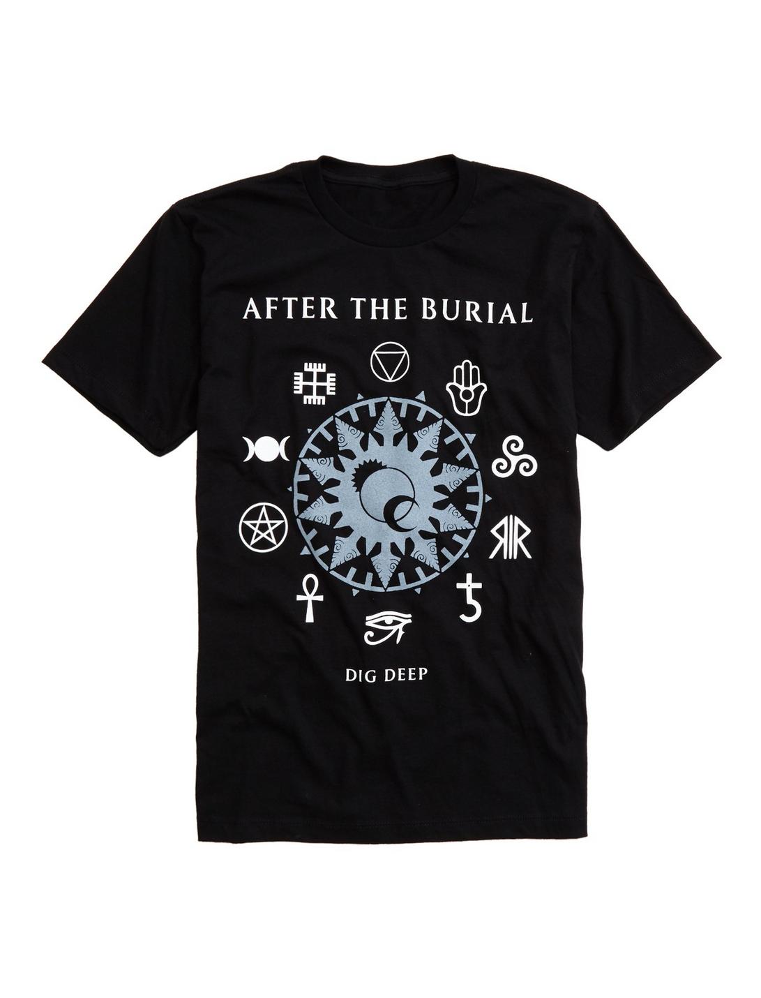 After The Burial Dig Deep Symbols T-Shirt, BLACK, hi-res