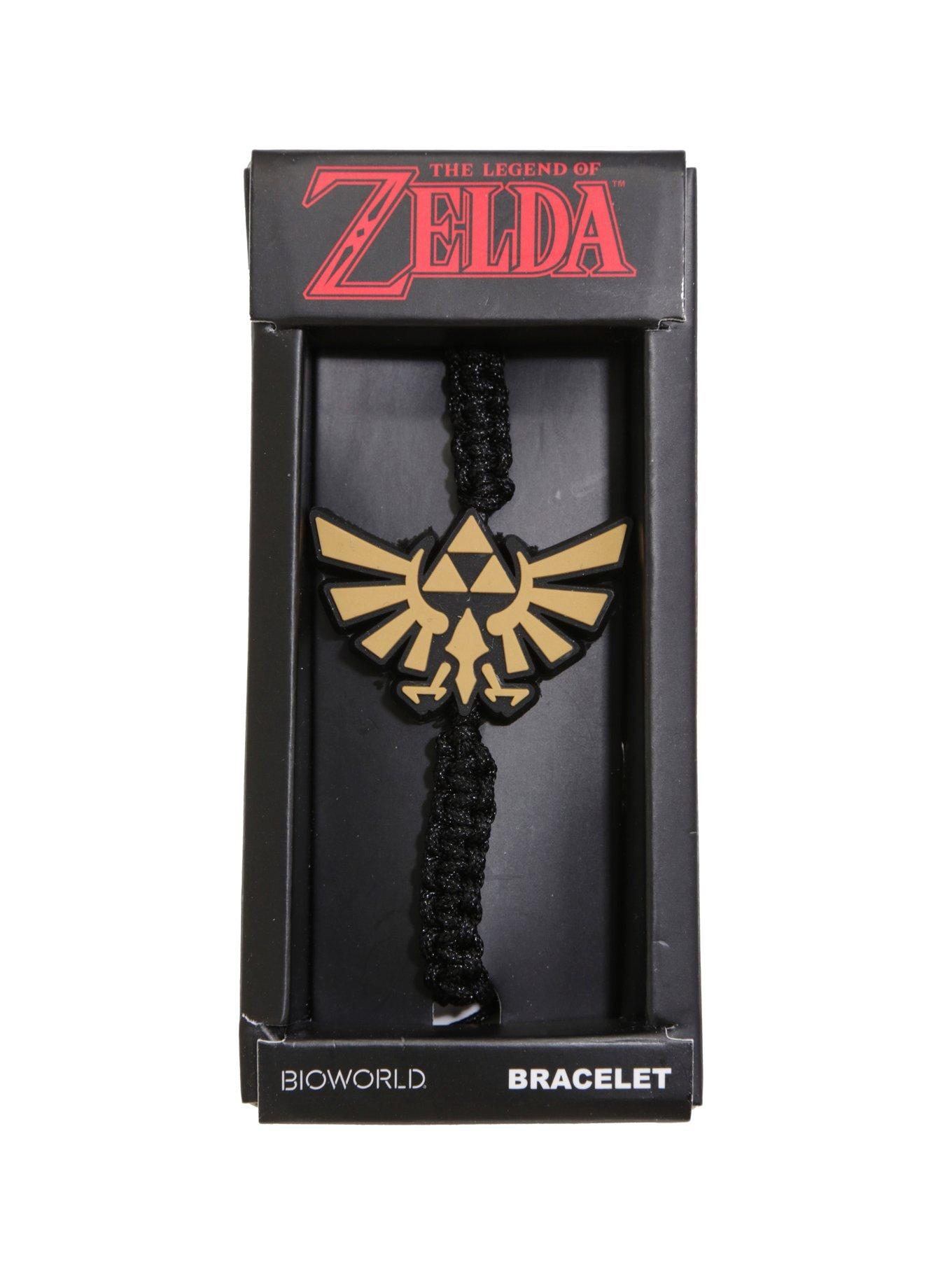The Legend Of Zelda Triforce Cord Bracelet, , hi-res