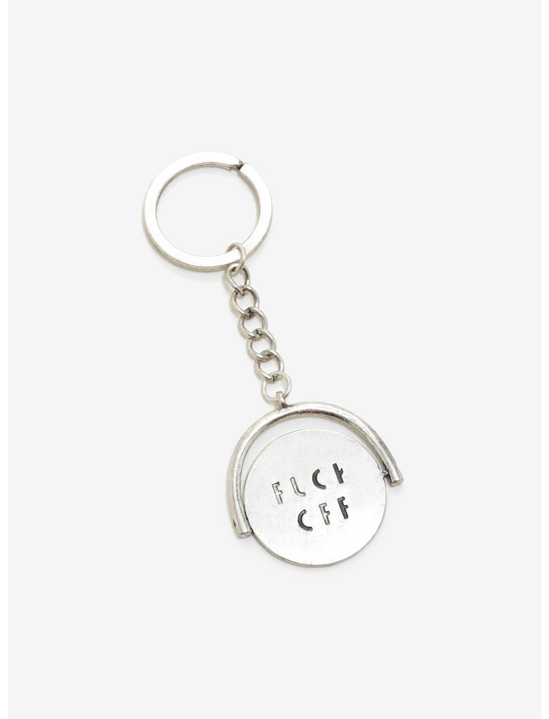 F Off Spinning Key Chain, , hi-res