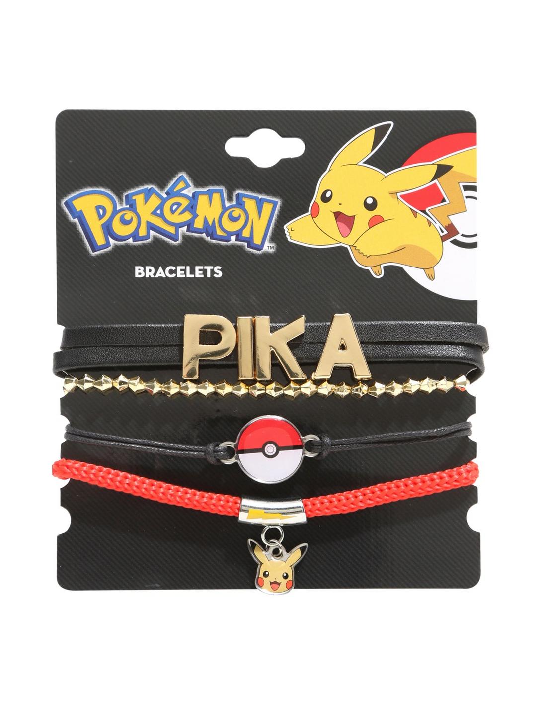 Pokemon Pikachu Bracelet Set, , hi-res
