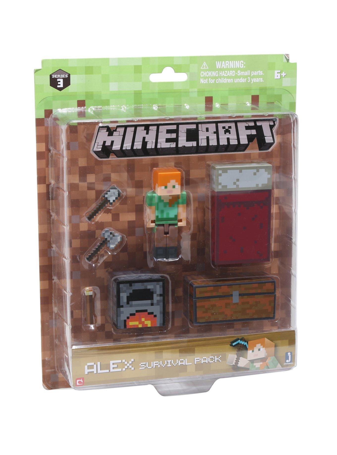Minecraft Series 3 Alex Survival Pack Action Figure, , hi-res