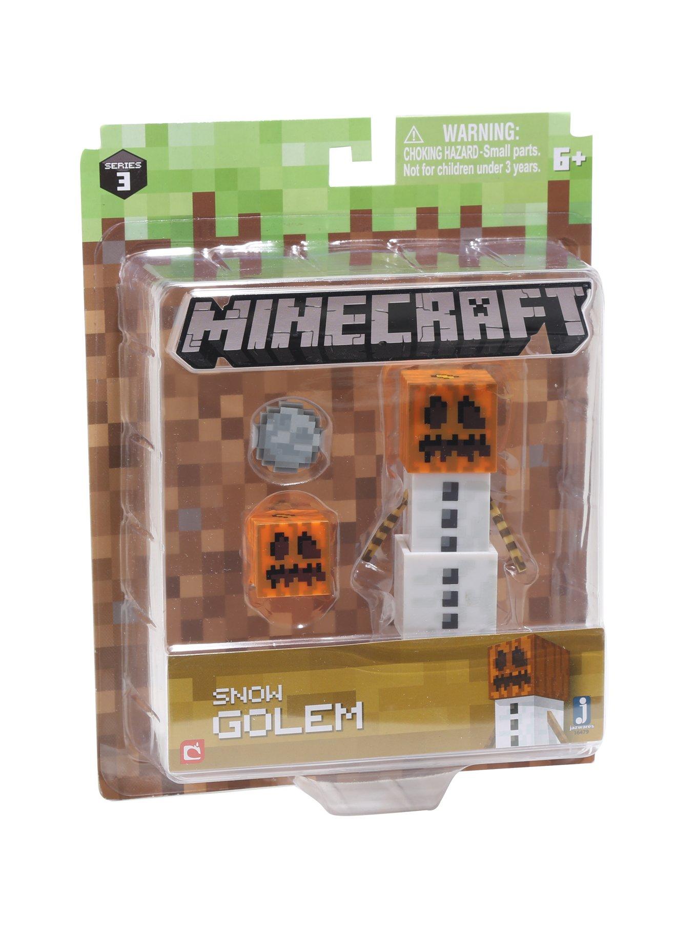 Nerf Minecraft Snow Golem Mini Blaster With 2 Elite Soft Darts