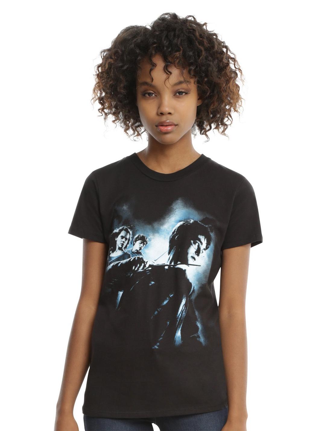 Harry Potter Deathly Hallows Photo Girls T-Shirt, BLACK, hi-res