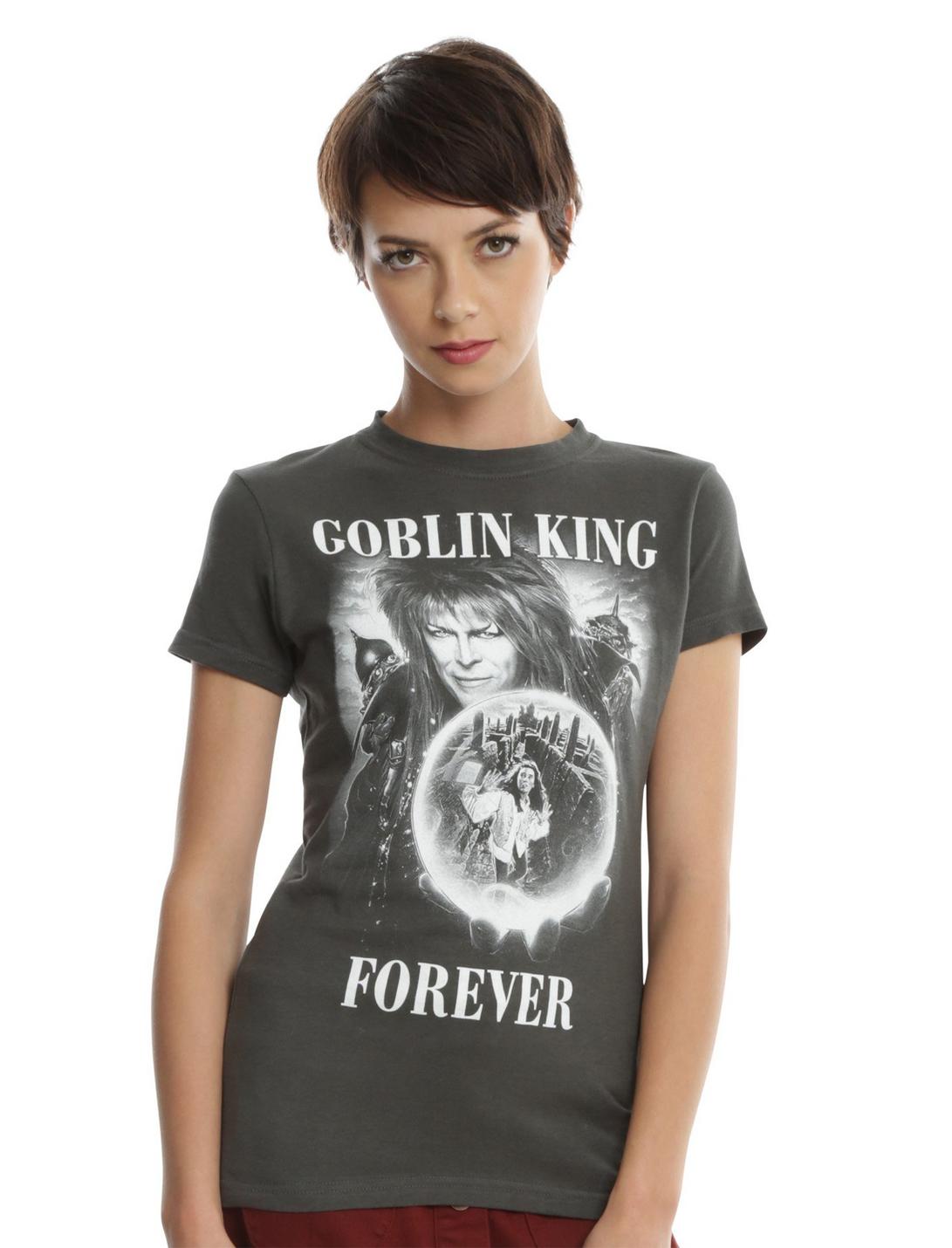 Labyrinth Goblin King Forever Girls T-Shirt, GREY, hi-res