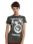Labyrinth Goblin King Forever Girls T-Shirt, GREY, hi-res