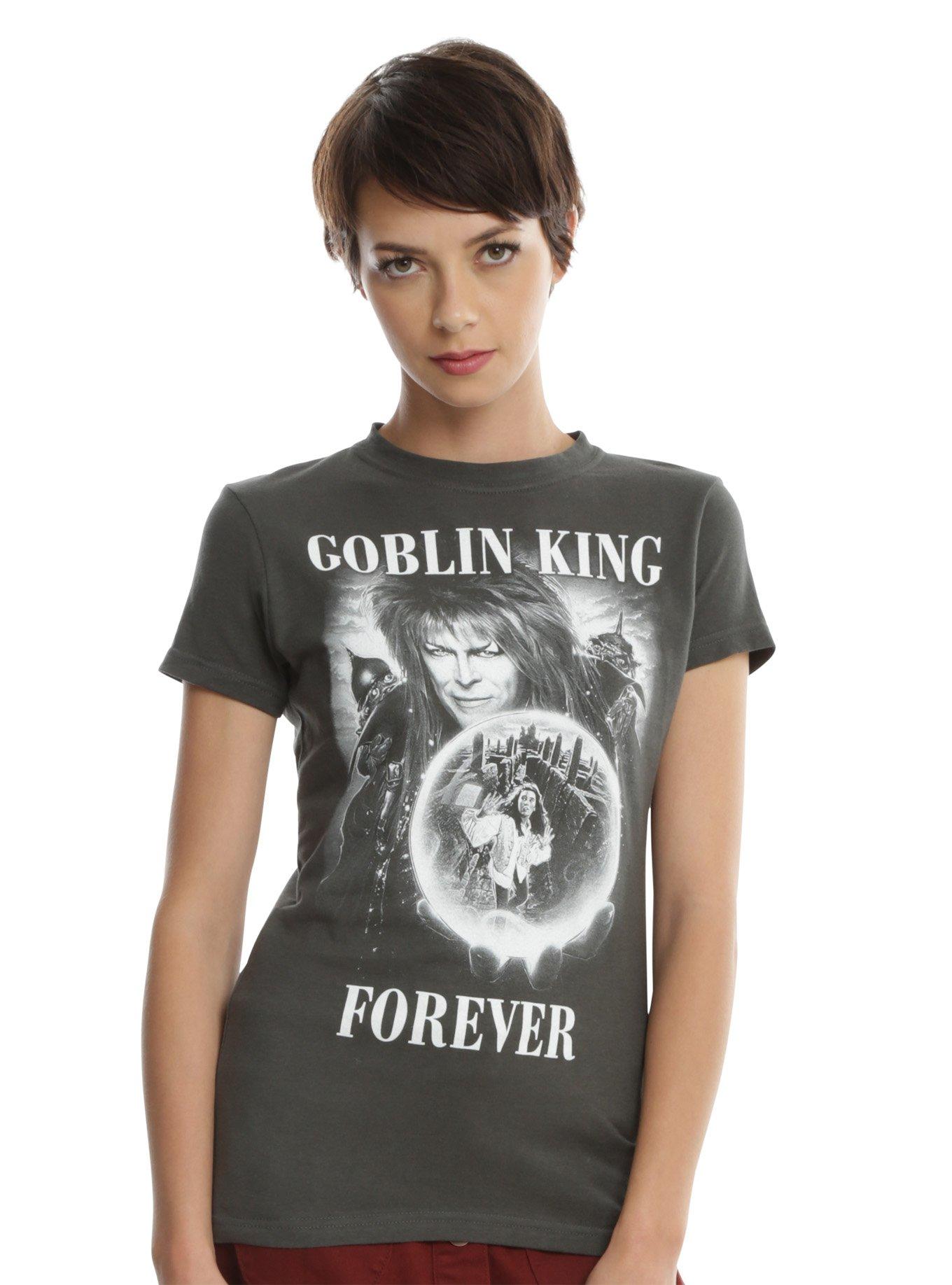 Labyrinth Goblin King Forever Girls T-Shirt, GREY, hi-res