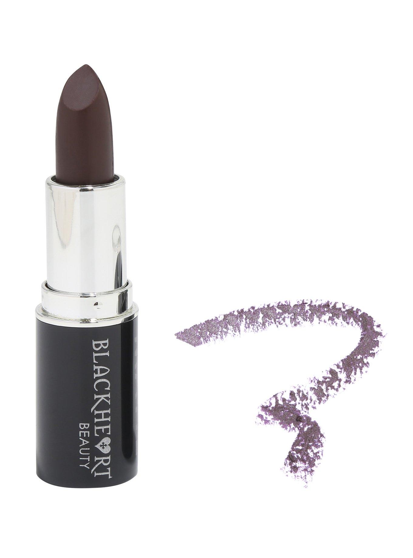 Blackheart Beauty Deep Plum Matte Lipstick, , hi-res