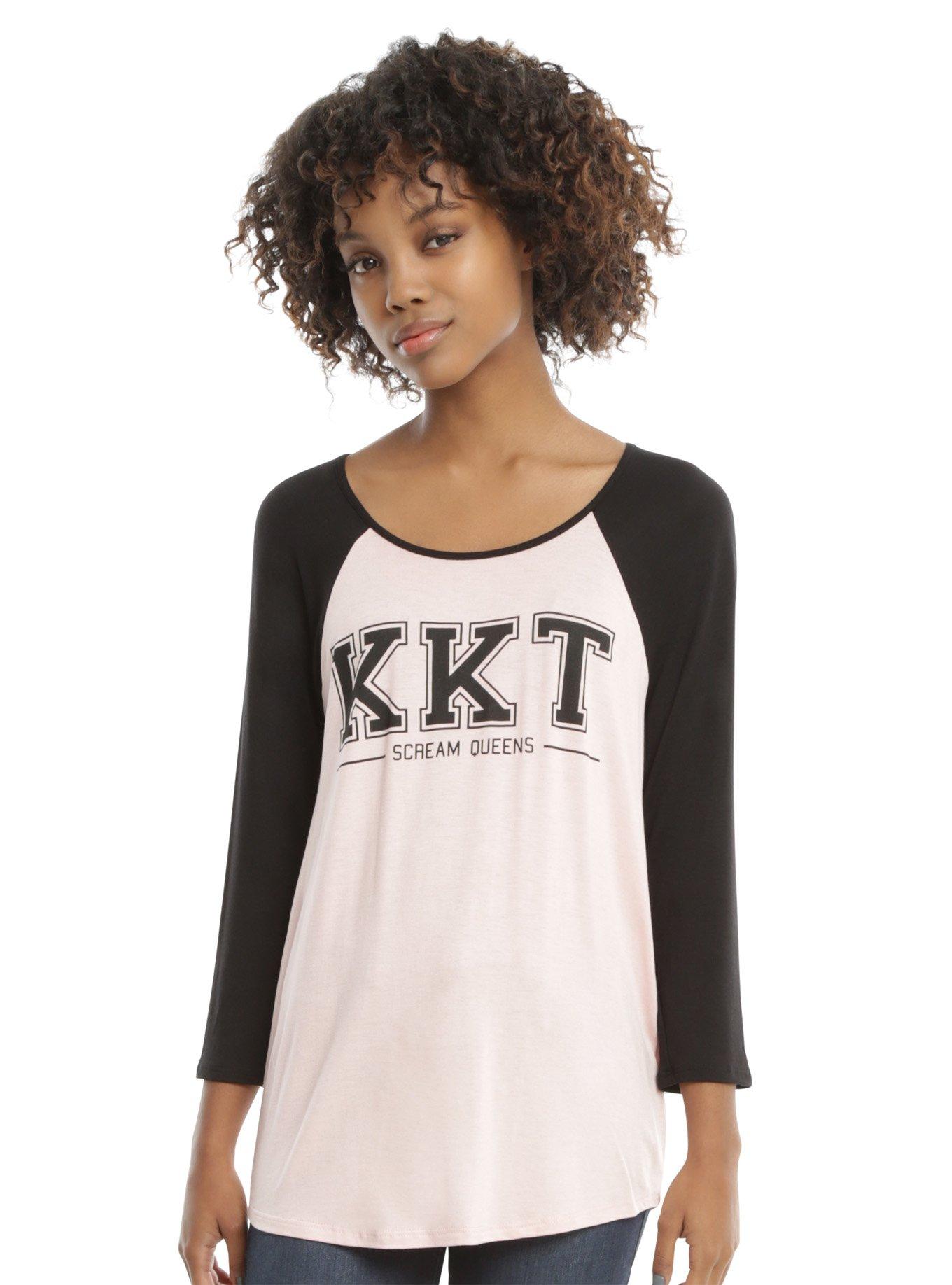Scream Queens KKT Girls Raglan, LIGHT PINK, hi-res