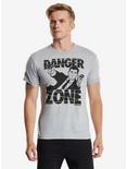 Archer Danger Zone T-Shirt, CHARCOAL, hi-res