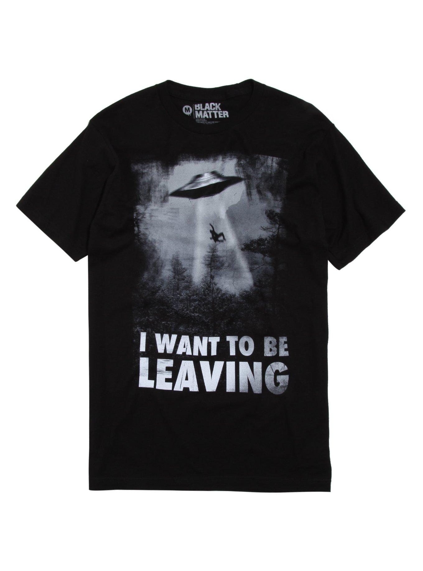 Want To Be Leaving T-Shirt, BLACK, hi-res