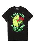 Marriage Iguana T-Shirt, BLACK, hi-res