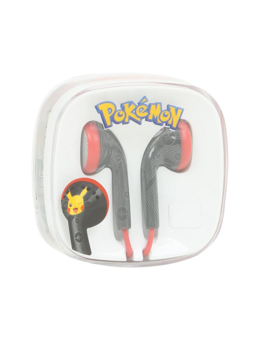 Pokemon Pikachu Poke Ball Earbuds, , hi-res