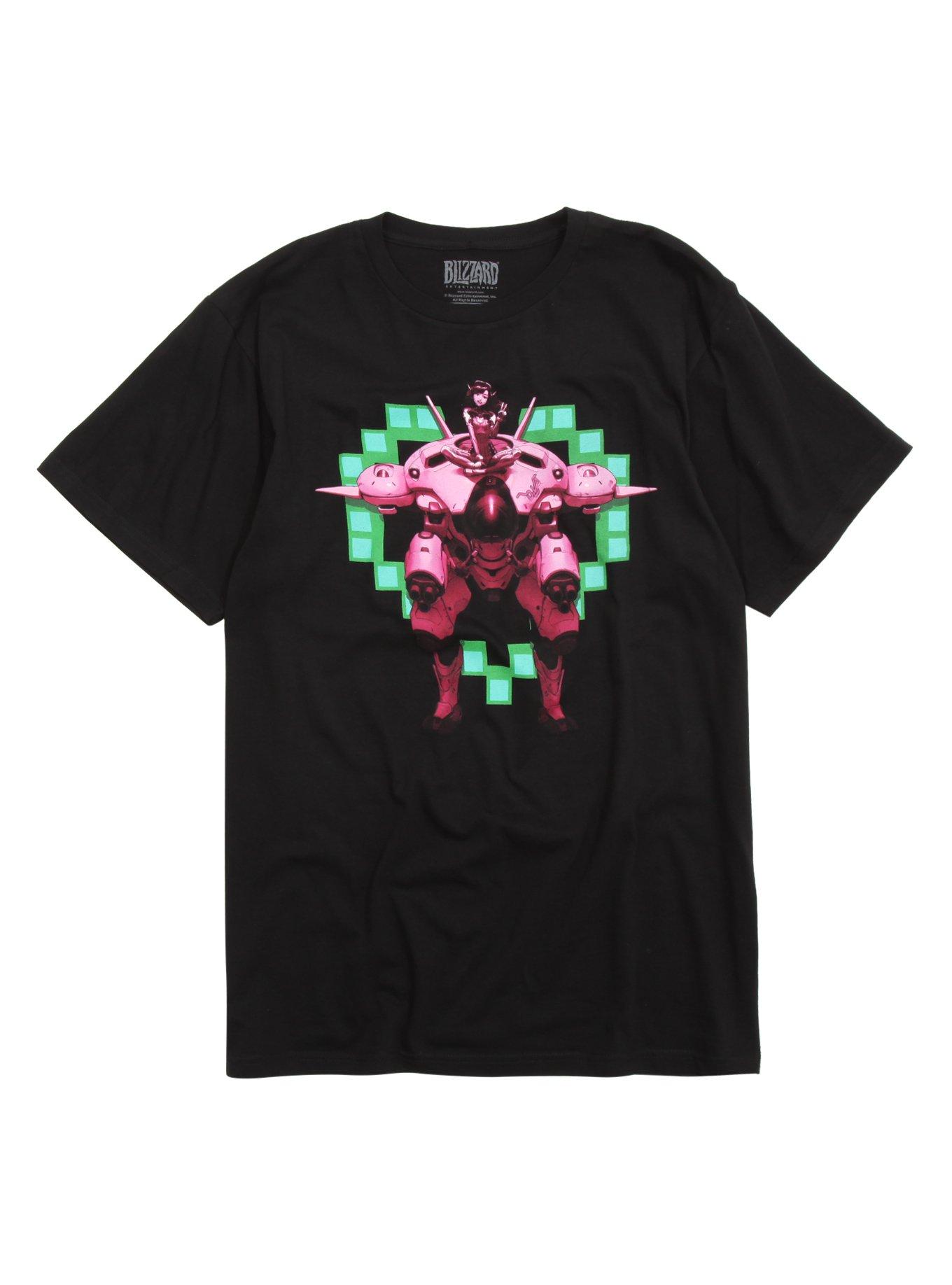 Overwatch D.Va Mech T-Shirt, BLACK, hi-res