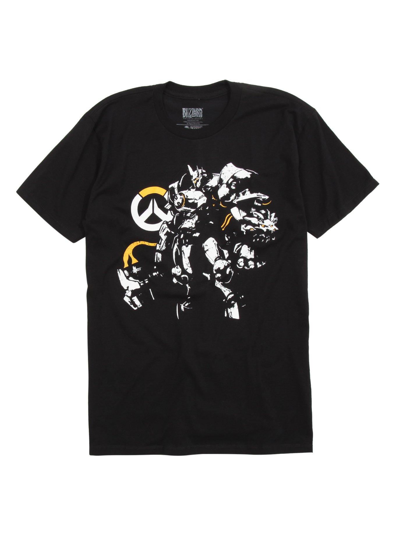 Overwatch Reinhardt T-Shirt, BLACK, hi-res