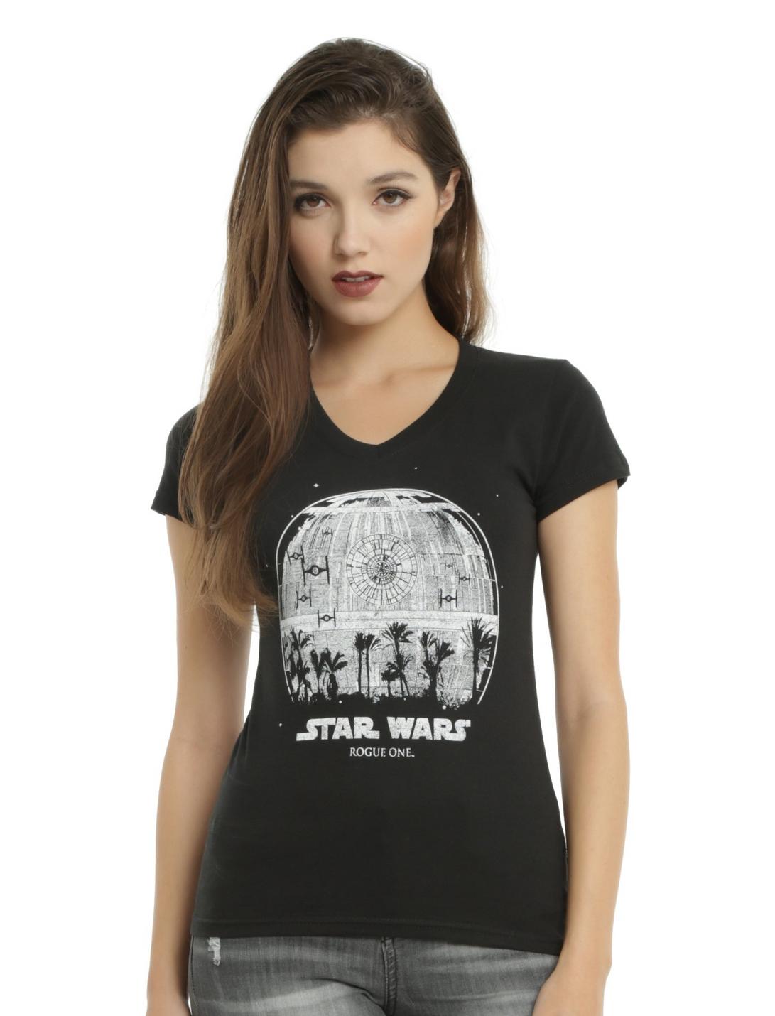 Star Wars Rogue One Death Star Girls T-Shirt, BLACK, hi-res