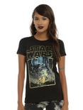 Star Wars Classic Foil Girls T-Shirt, BLACK, hi-res