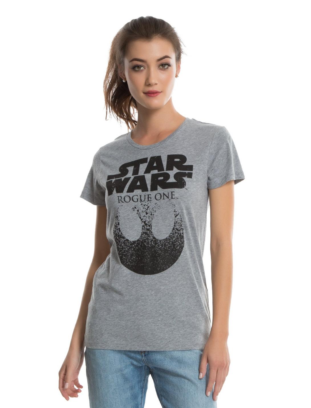 Star Wars Rogue One Girls T-Shirt, GREY, hi-res
